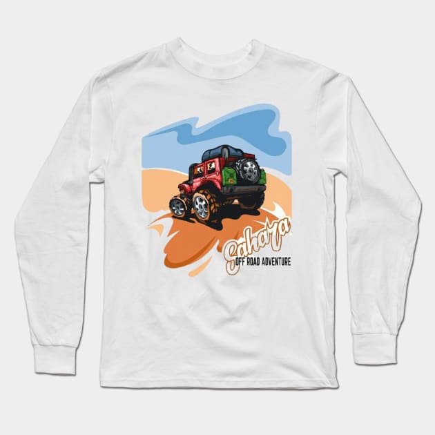 Off road adventure Long Sleeve T-Shirt by Ferawela store